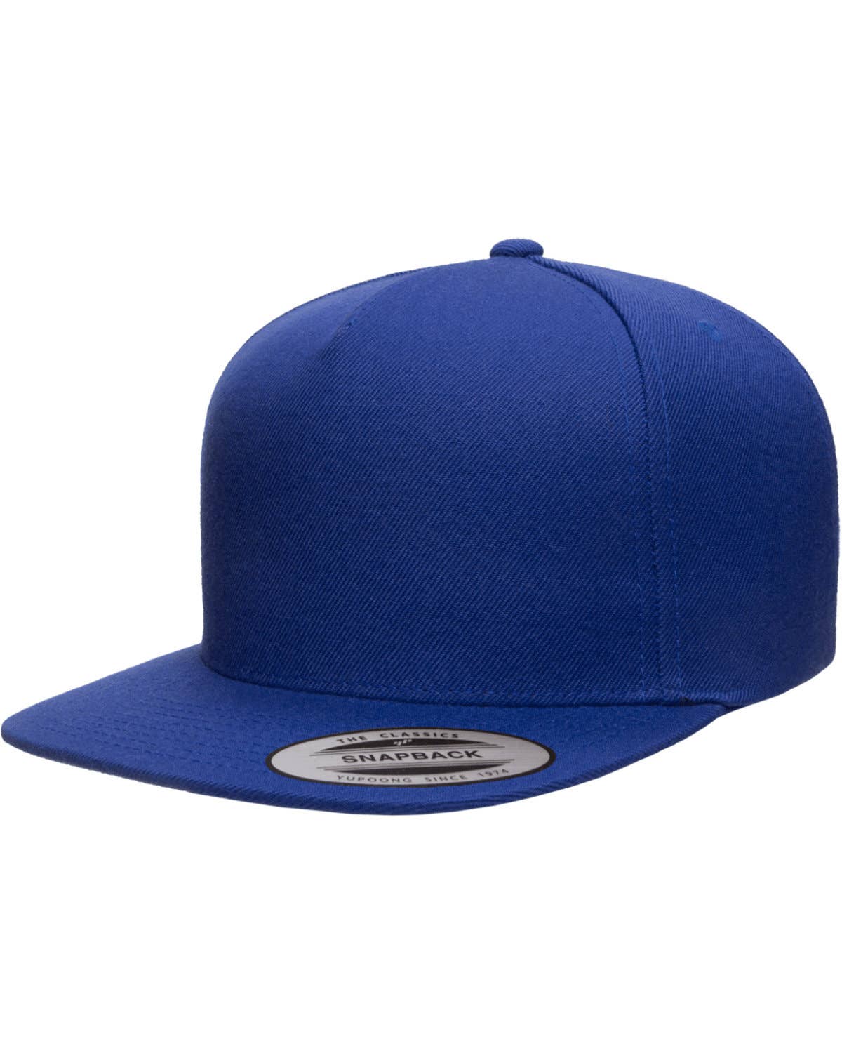 Total Apparel - Wholesale Flat Brim Cap - Unisex - Yupoong 5-Panel Structured Flat Visor Classic Snapback Cap4