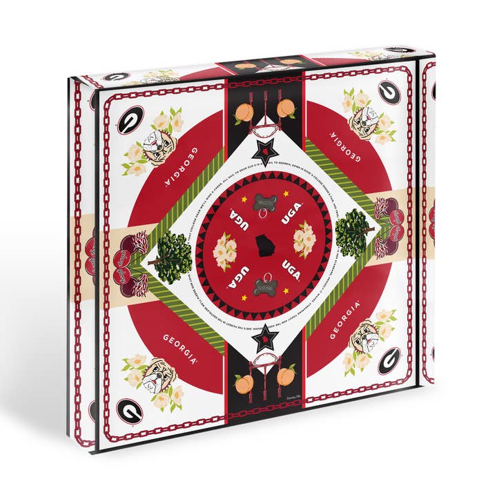 Georgia Bulldogs Acrylic Block Art for wholesale by Saturday Silks