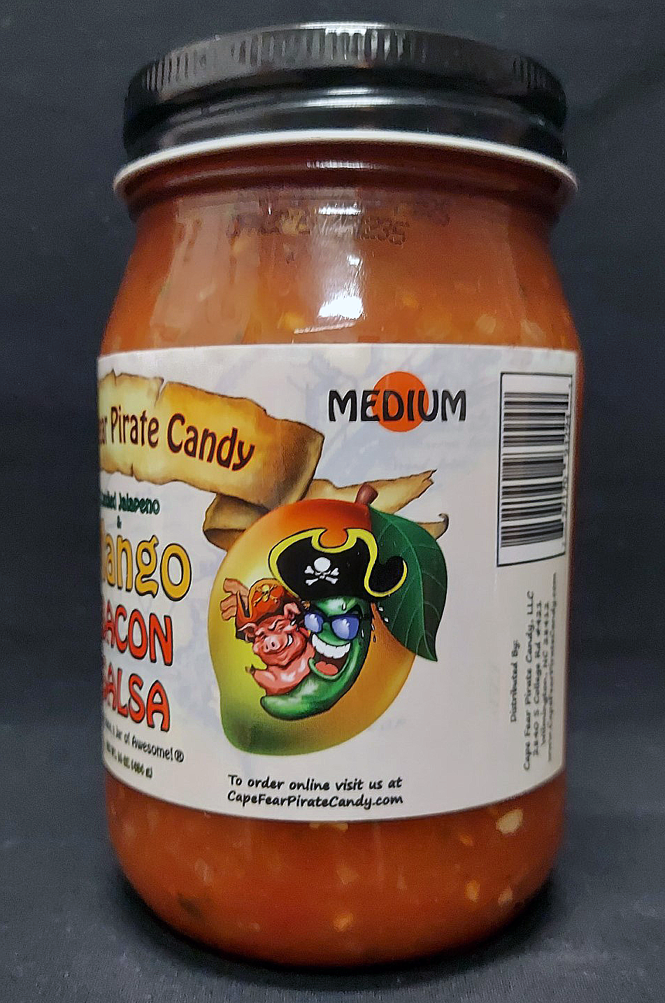 Cape Fear Pirate Candy, LLC - Wholesale Salsa - Candied Jalapeno & Mango Bacon Salsa2