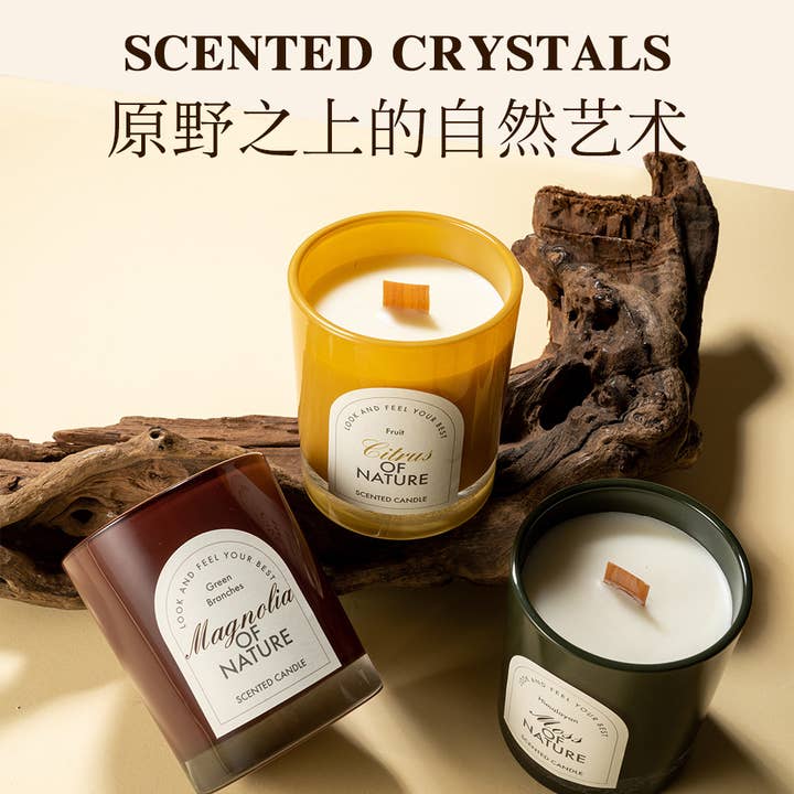 Vegas Candle - Wholesale Jar/Filled Candle - 7.2OZ π Essence Soy Candle β Golden Orchard4