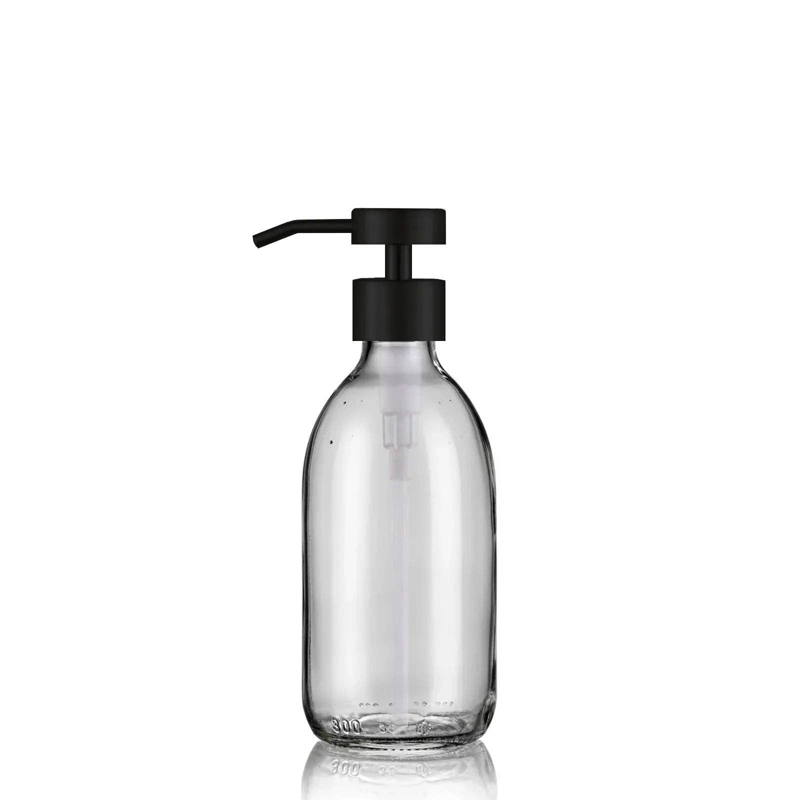 Little Pots – wholesale Soap dispenser – Clear glass soap dispenser – Stainless steel pump2