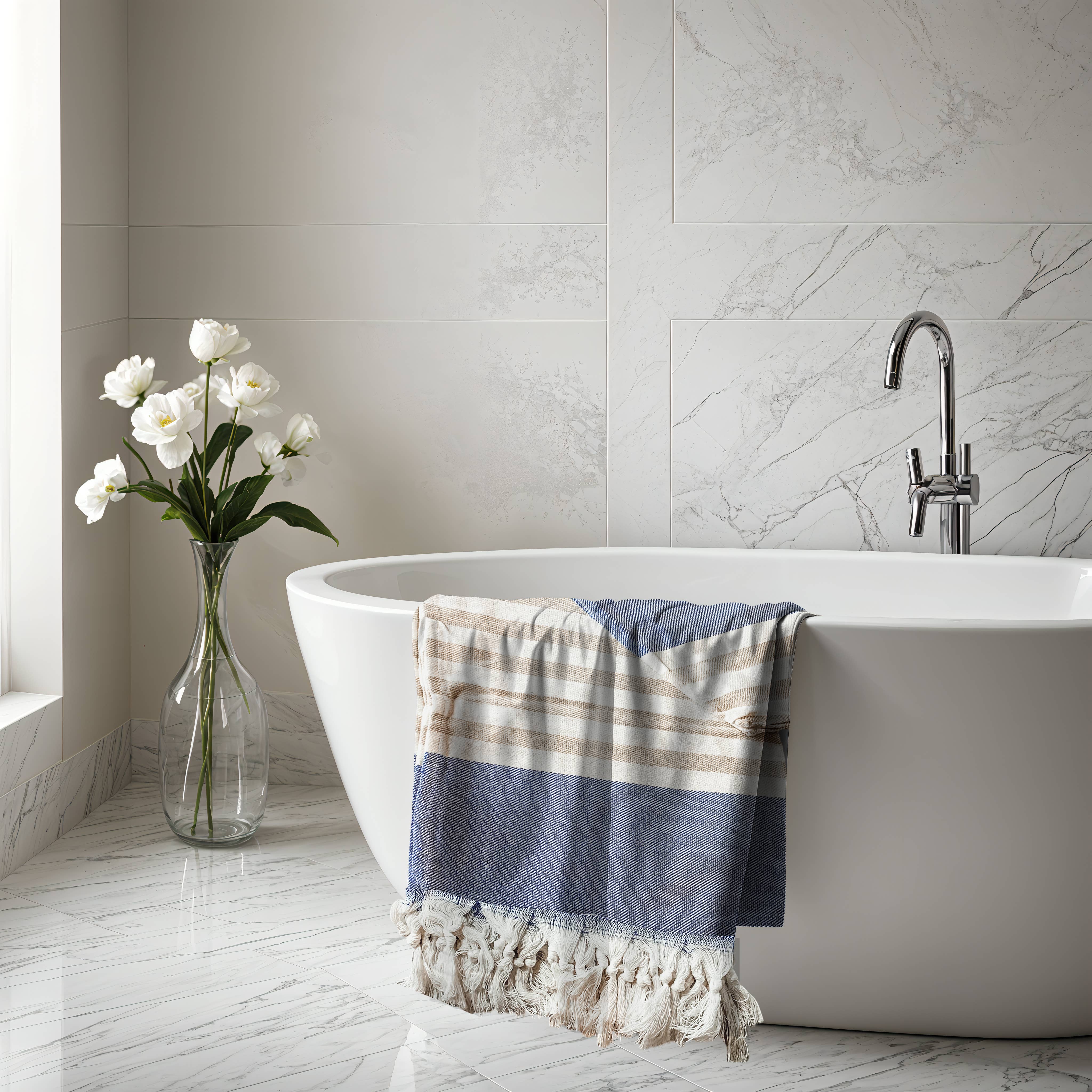 Gia Roma - Wholesale Bath Towel - Large Cotton Towels & Decorative Accent with Bamboo Tassels3