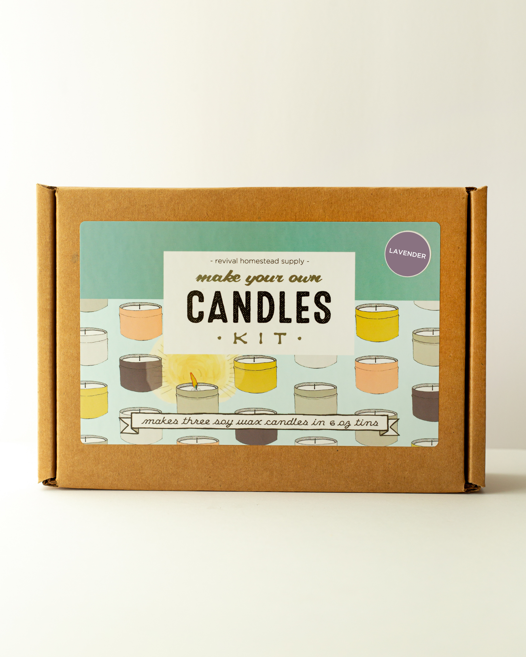Revival Homestead Supply - Wholesale DIY Craft Kit - Soy Candle Kit, Scented, Make Your Own, DIY0