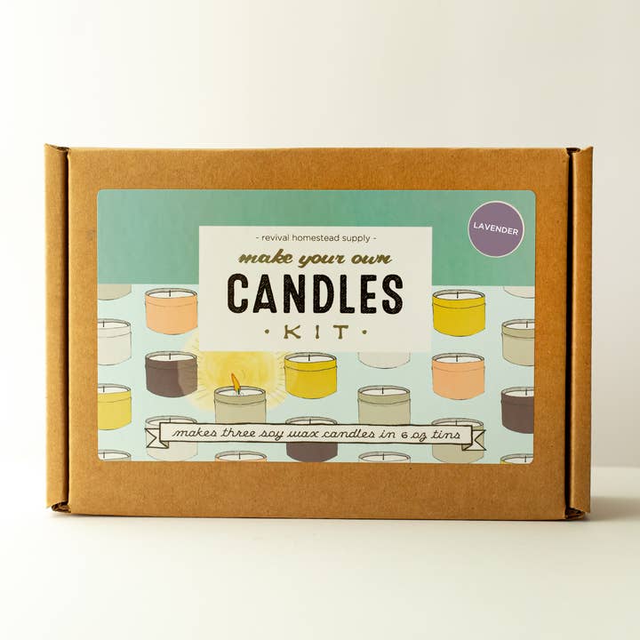 Revival Homestead Supply - Wholesale DIY Craft Kit - Soy Candle Kit, Scented, Make Your Own, DIY