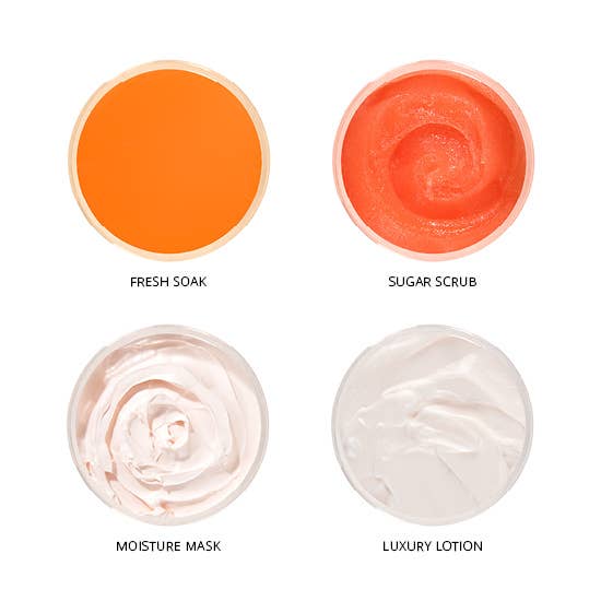 Zoya, Qtica, Smart Spa - Wholesale Nailcare Set - Qtica Smart Pod 4-Step Pedicure Kit - Exotic Mango1