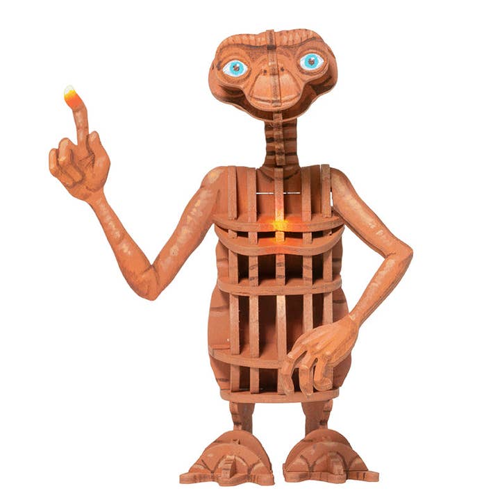Insight Editions - #1 Pop Culture Publisher - Wholesale DIY Craft Kit - IncrediBuilds: E.T. the Extra-Terrestrial Book and 3D Wood Model1