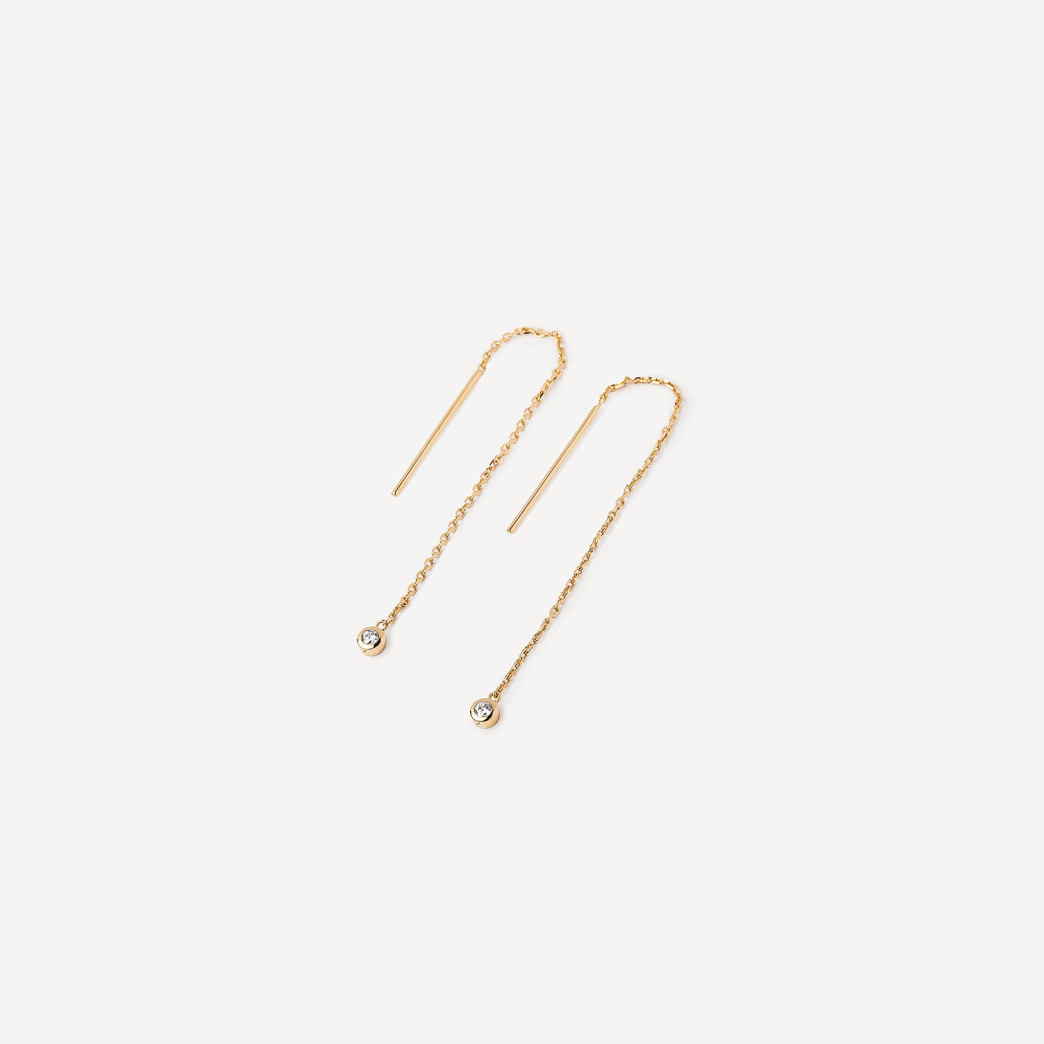 Meora Paris - Wholesale Dangle Earrings - 18k Gold Plated Chain Earrings1