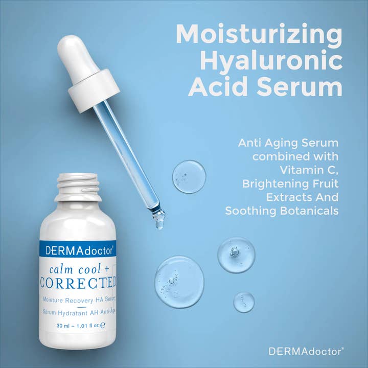 DERMAdoctor - Wholesale Facial Serum/Concentrate - Calm Cool + Corrected Moisture Recovery Hyaluronic Serum1