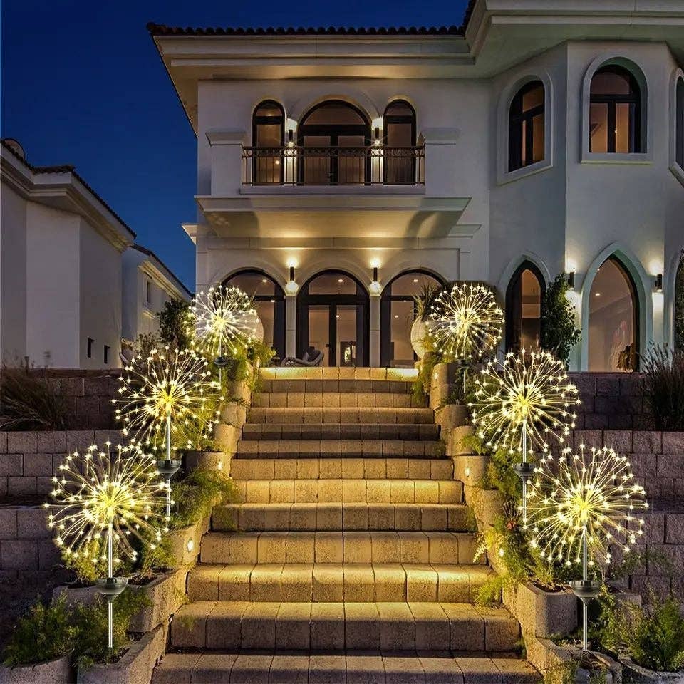 VIGOR - Wholesale Outdoor/Lawn Light - Decorative Fairy Lights With Stake Solar Firework Light Outd8