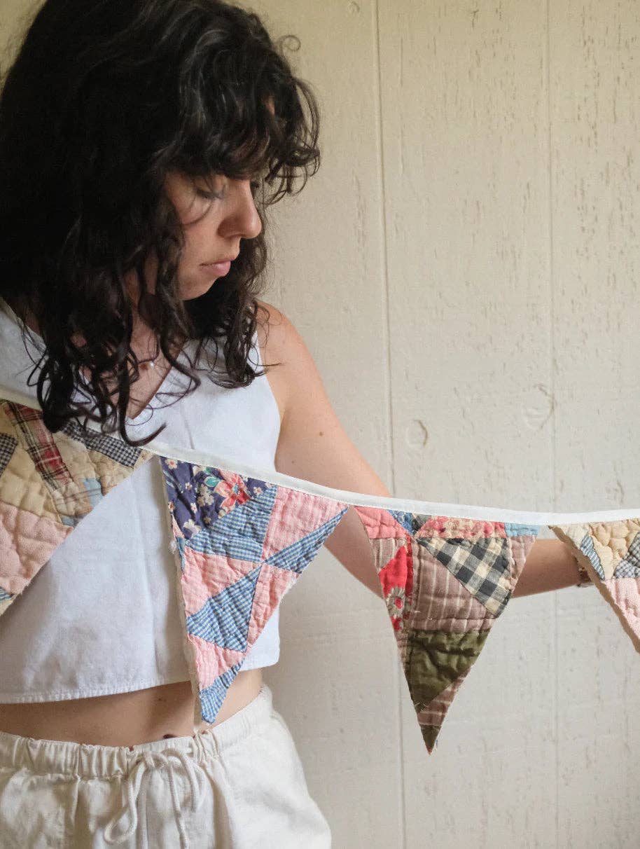 Reclaim Creative - Wholesale Bunting/Garland - Quilt Bunting - Assorted Quilts3