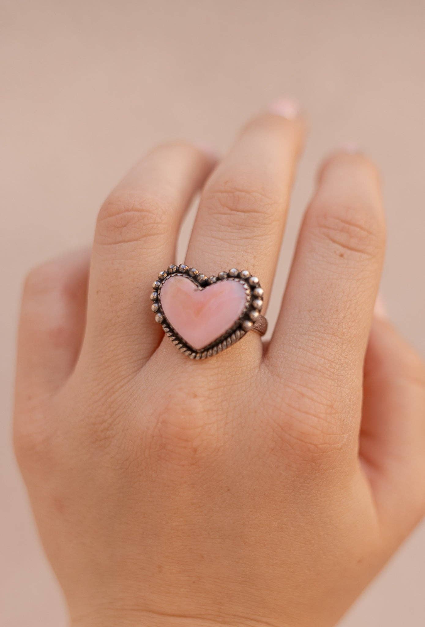 Krush Kandy – wholesale Cocktail/Statement Ring – Med All Min Kärlek Enkel Sten Hjärtformad Ring GÖRS PÅ BESTÄLLNING0