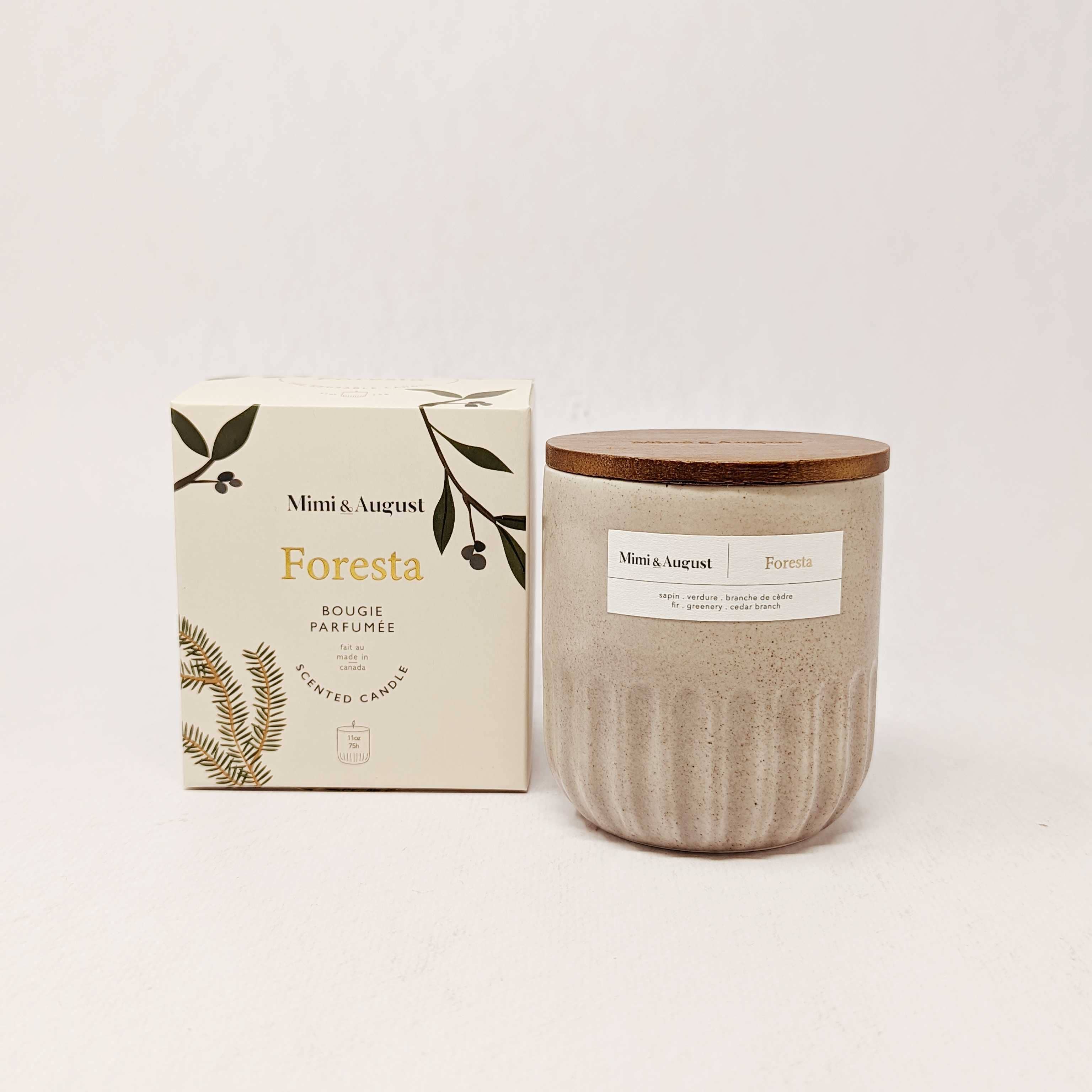 Mimi & August - Wholesale Jar/Filled Candle - Foresta reusable candle3