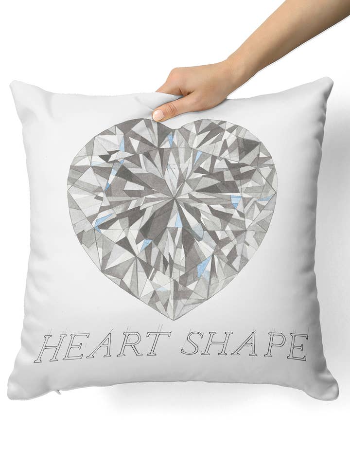 Almofada Coração Diamante por atacado de Juler's Row