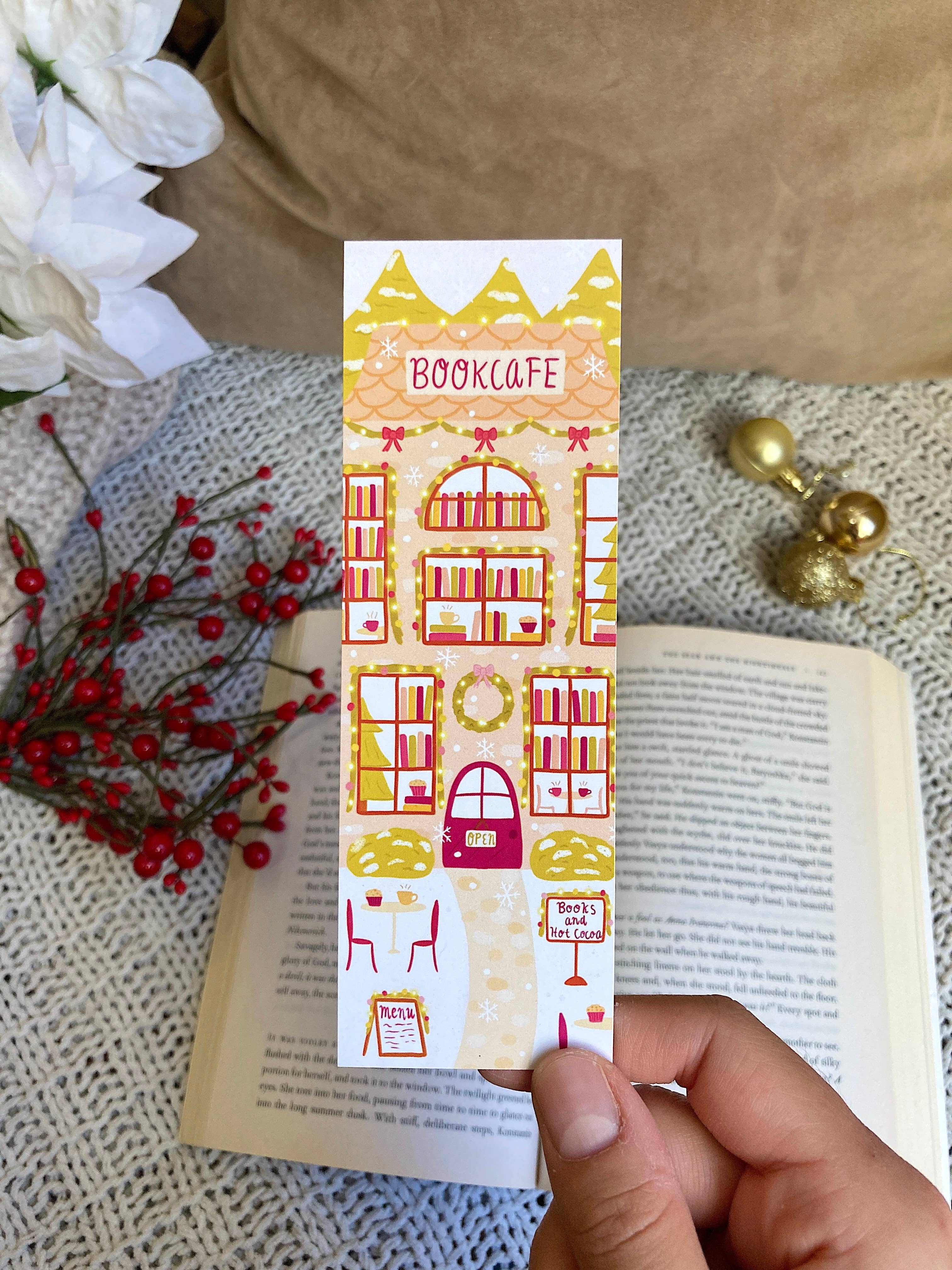 Tales and Pages Shop - Wholesale Bookmark - Christmas Bookcafe Bookmark4