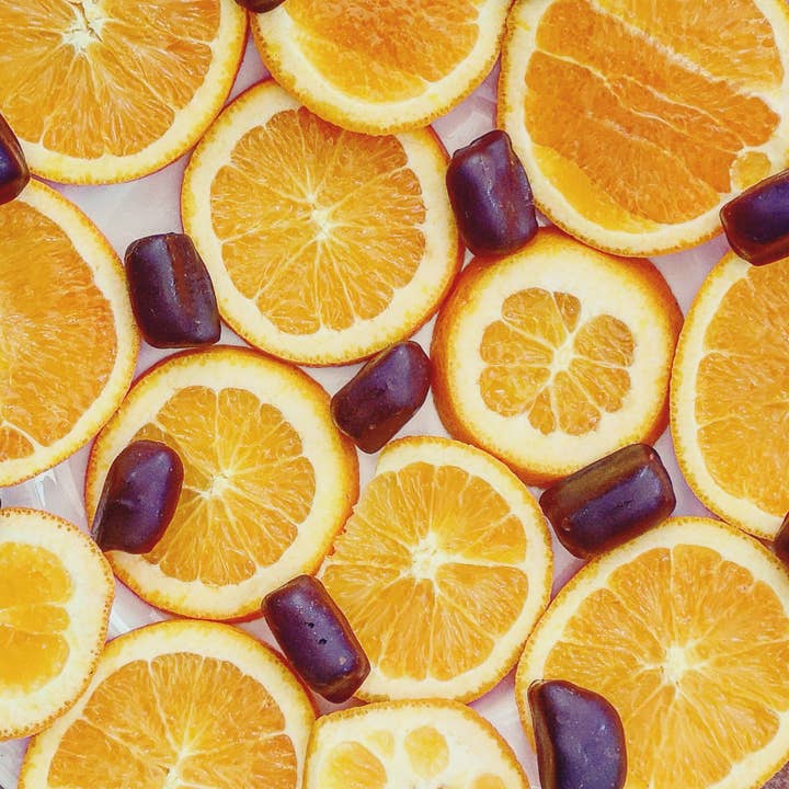 Yummycomb – wholesale Chokladtäckta godisar – 12 x 70% Mörkorange belgisk choklad Honeycomb Pack (40g)2