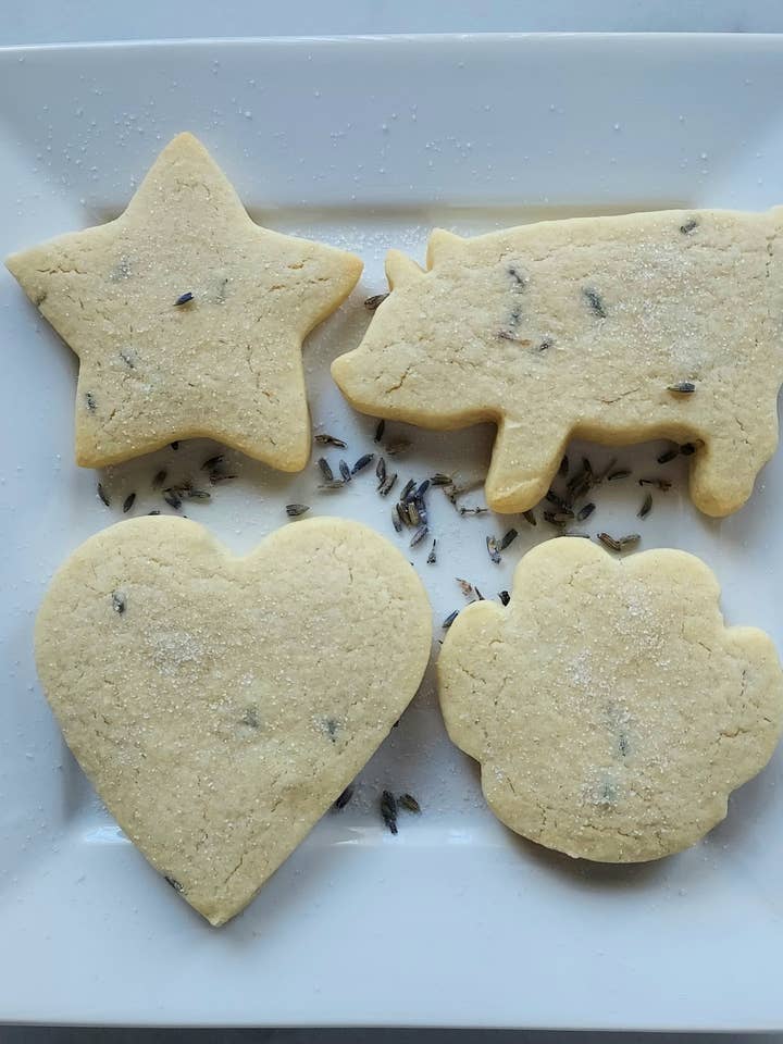 Lavender Sugar Cookies for wholesale by Dr. Pete's Foods