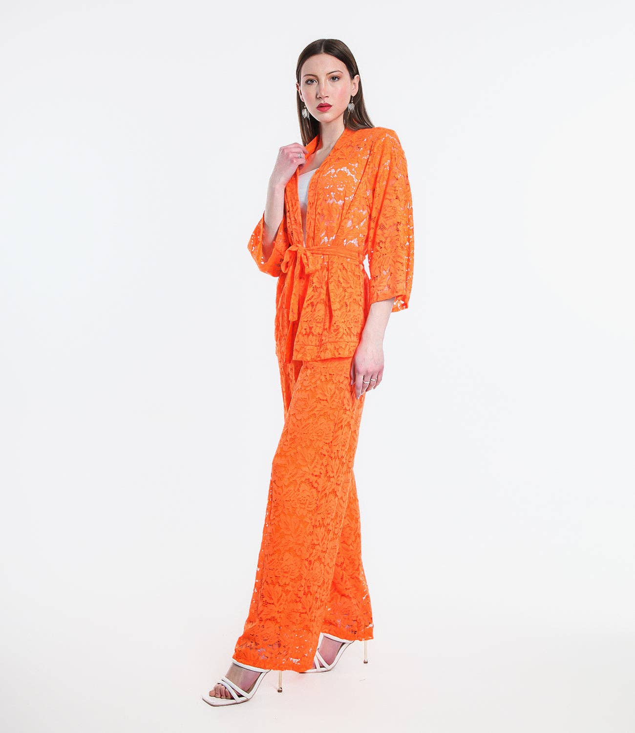 modáh - Vente Kimono – femme - Kimono à ceinture à la taille2