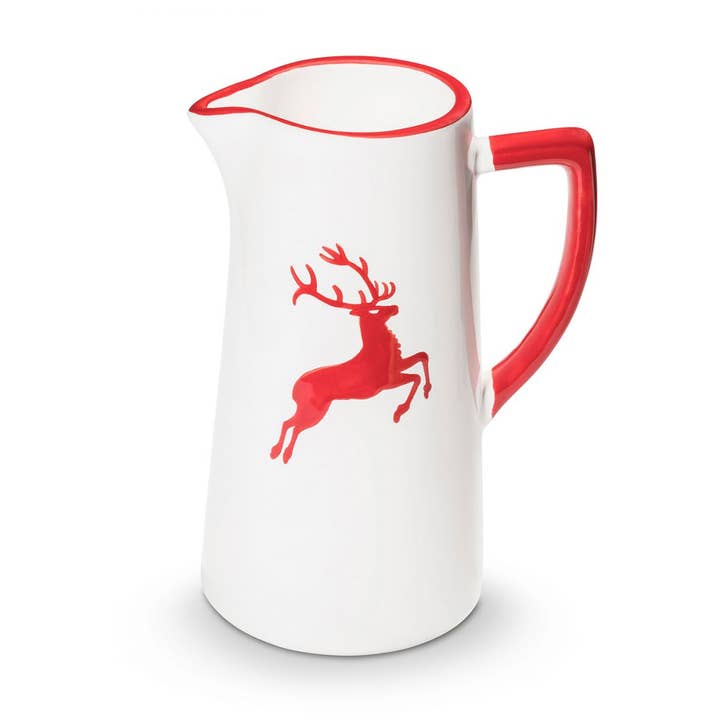 rubin rød hjorte vand kande (1.2L) for engroshandel hos Gmundner Keramik Handels GmbH