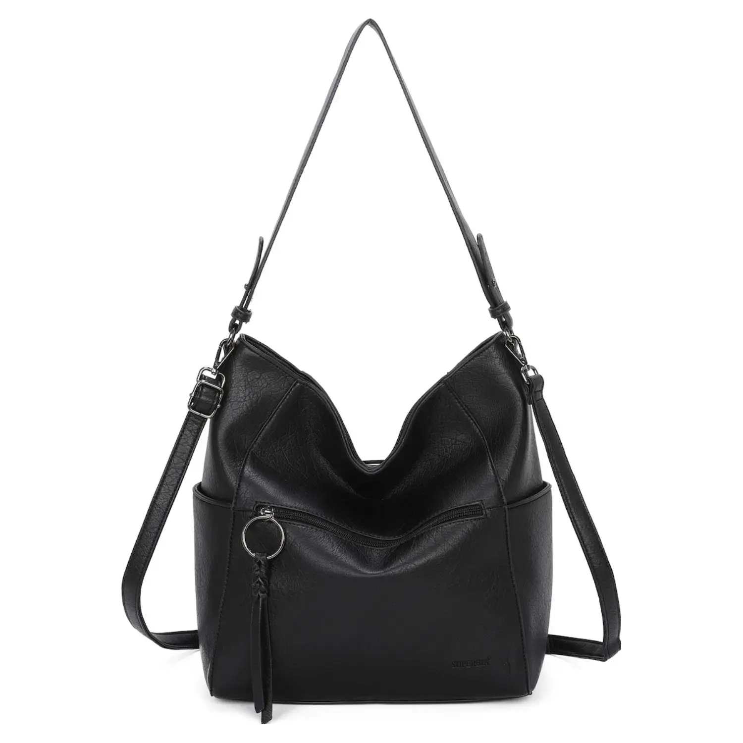 Superbia – Großhandel Schultertasche – Damen – Superbia Weiche Hobo-/Schultertasche mit mehreren Taschen als Umhängetasche 2