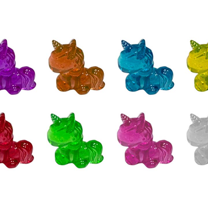 Cubby House by Malmar - Wholesale Decorative figurine - Miniature Acrylic Unicorn 8 Asstd0