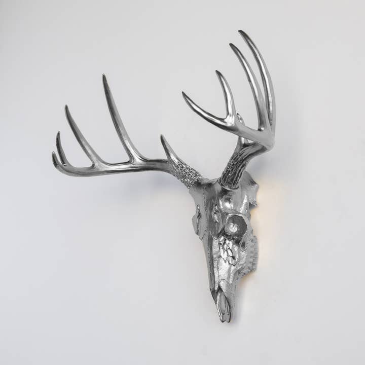 Near and Deer - Wholesale Wall Accent - Faux Mini Buck Skull Wall Mount17