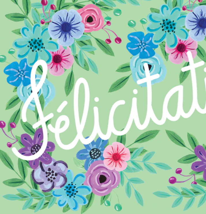 Paige & Willow - Wholesale Congratulations Card - Felicitations Card2