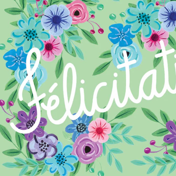 Paige & Willow - Wholesale Congratulations Card - Felicitations Card2