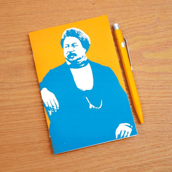 Carnet A6 - Ecrivain Alexandre Dumas - 64 pages lignées pour la vente par Atelier d’Albion