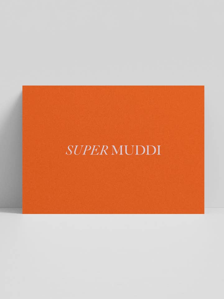 Postcard Super Mom for wholesale by STUDIO LIV