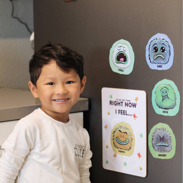 Tableau des émotions magnétiques Feeling Friends pour la vente par All My Emotions