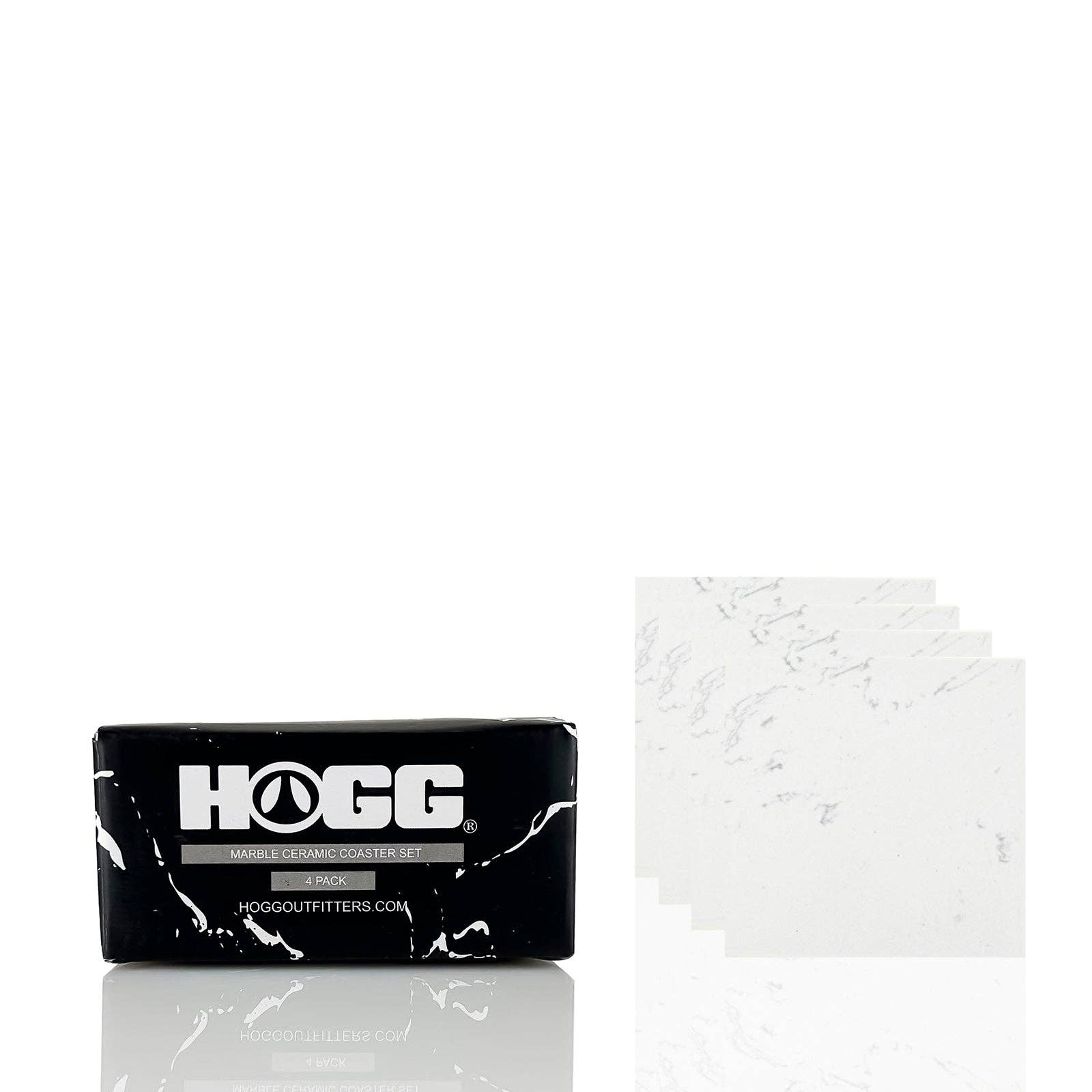 Hogg Outfitters - Vente Sous-verre - Set de 4 dessous de verre en céramique pour sublimation0