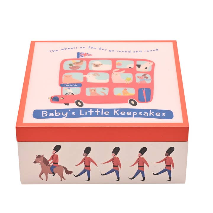 Story Time Keepsake Box - Wheels On The Bus for wholesale by WIDDOP and Co.
