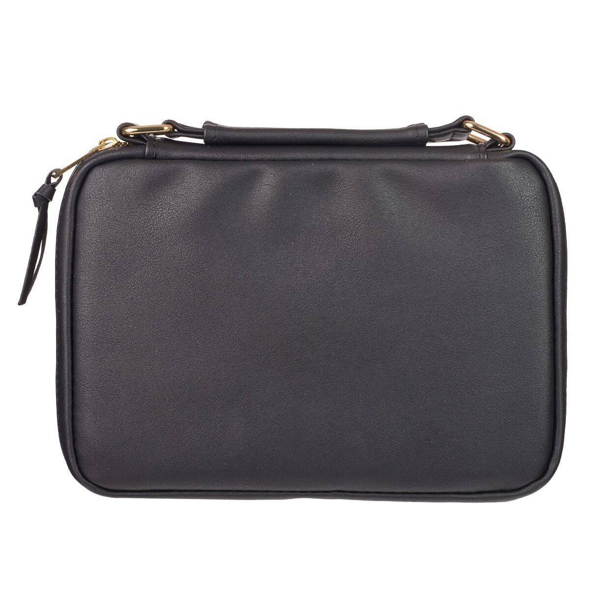 Christian Art Gifts - Wholesale Bible Cover - Bible Cover Fashion Black/White Amazing Grace Badge2