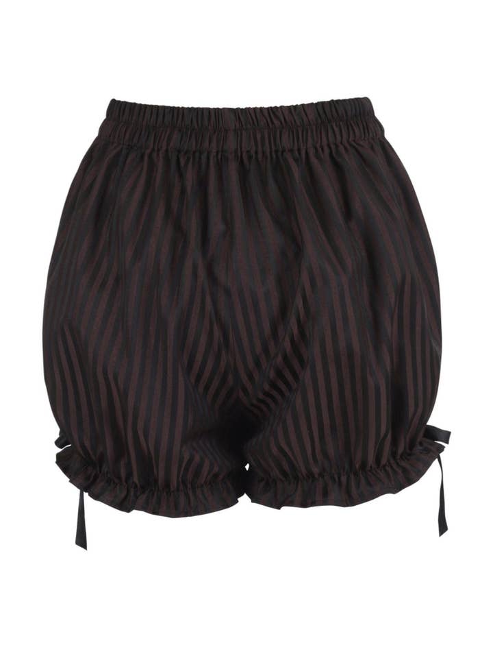 Daisy Corsets - Wholesale Underwear - Women's - Black/Brown Stripe Brocade Bloomers2