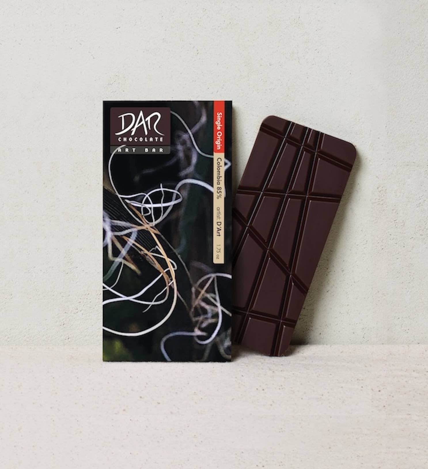 Dar Chocolate - Wholesale Chocolate Bar - Art Bar: Single Origin Colombia Dark Chocolate Bar 85% Cacao