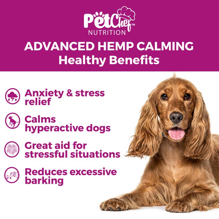 Global Private Brands - Wholesale Pet Supplement - Dog - Pet Chef Chill Calming Soft Chew Supplements 140ct 10oz