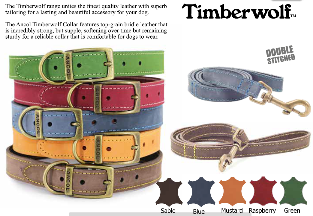 Ancol Pet Products Ltd - Wholesale Pet Collar - Dog - Timberwolf Leather Collar Raspberry5