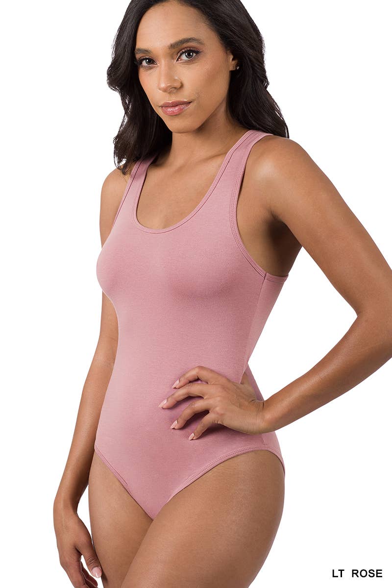42POPS - Wholesale Bodysuit - Women's - .Racerback Cotton Bodysuit W/ Snap Buttons41