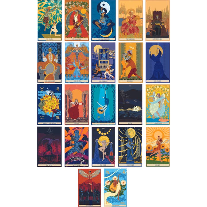 Microcosm Publishing & Distribution – Cartas de tarô por atacado – Divino Deco Tarot