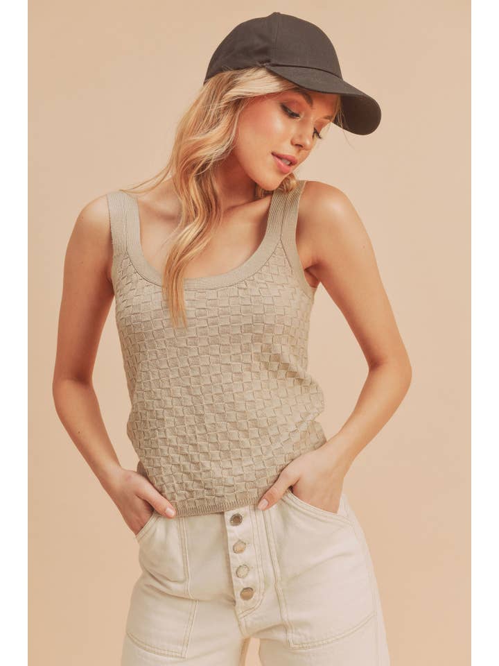 AEMI + CO – Tops – Mulher por atacado – Tanque de malha 360BN Gwenn 15