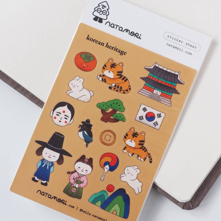 natamori - Wholesale Sticker - korean heritage • sticker sheet