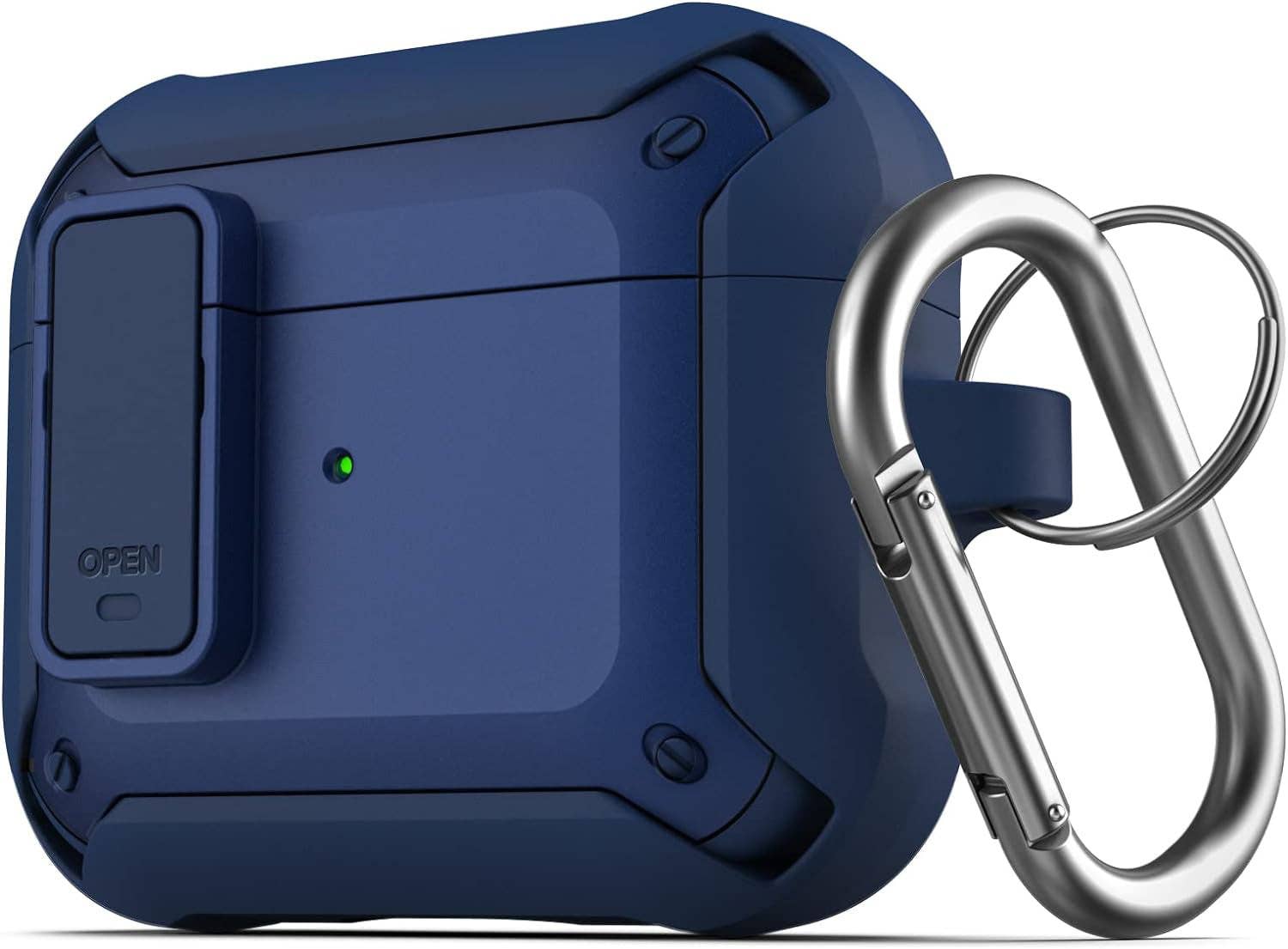 Infinite Basics - Wholesale Earphone/Headphone Case - Unisex - Compatible with Airpods Case 3rd Generation, Rugged Full-Body Protective Carrying Case with Keychain (Airpod 3 2021) Blue0