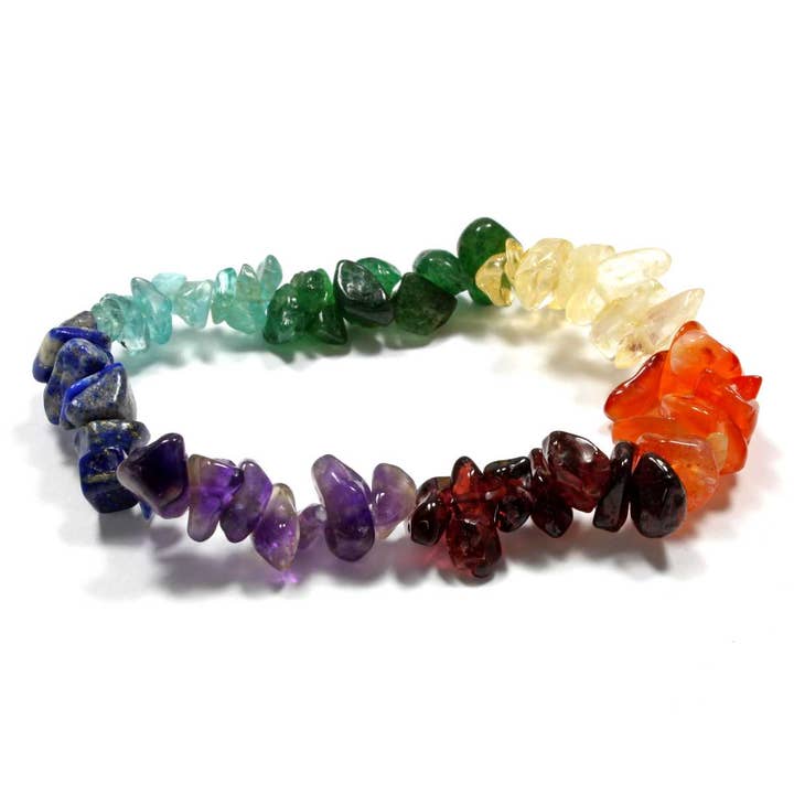 Chakra Stone Chip Armband för wholesale av The Psychic Tree