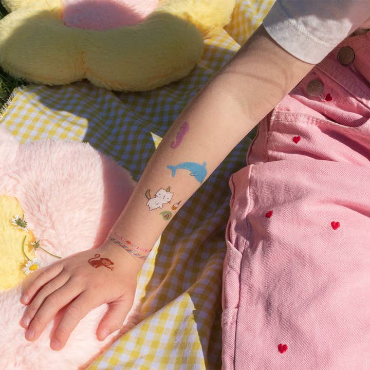La Petite Épicerie - Wholesale Temporary Tattoo - Kids - Tattoo Pouch - Mermaids2