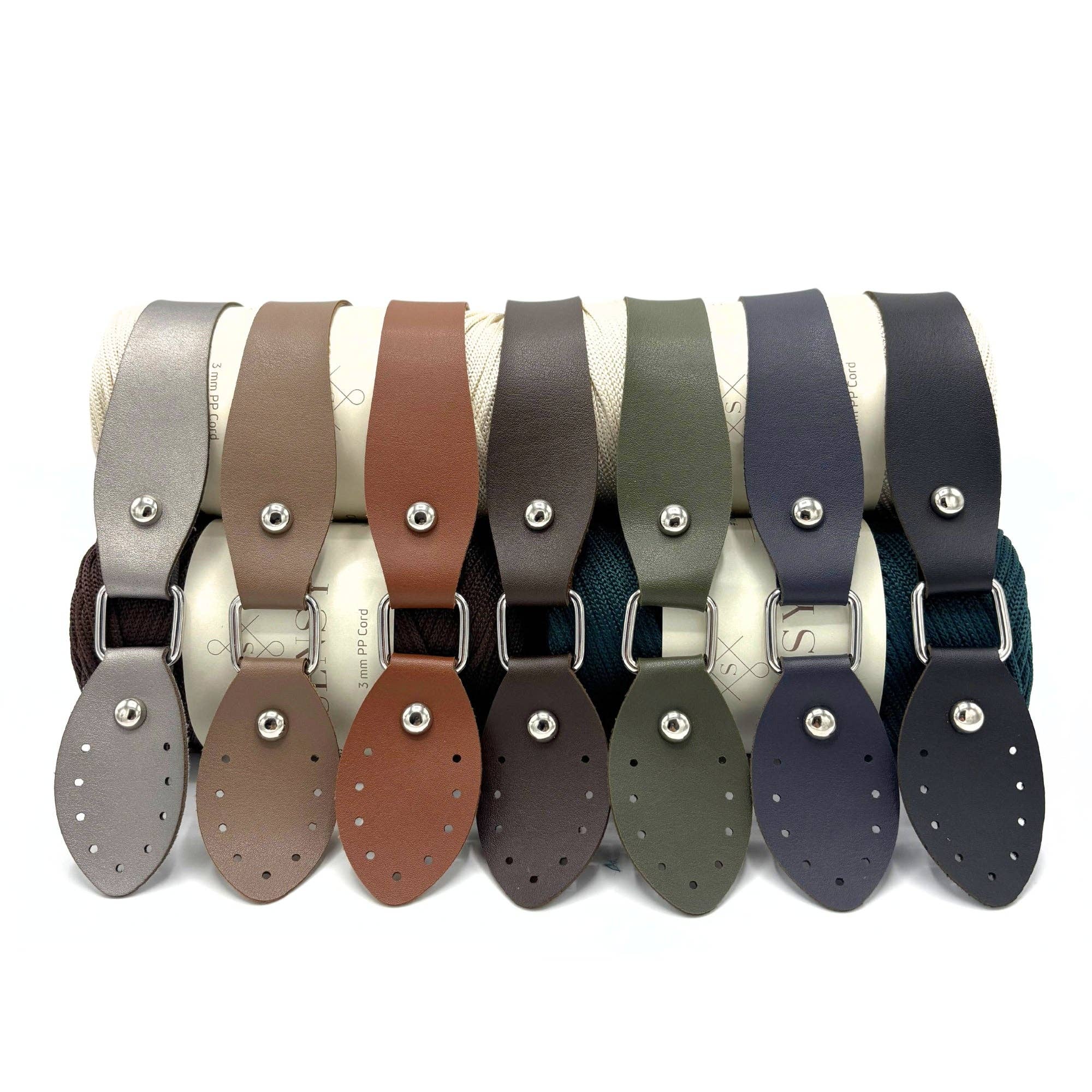 Sensy - Vendita all'ingrosso Attrezzi per lavoro a maglia/uncinetto - Manico per borsa in pelle PU (43 cm) (2 pezzi)12