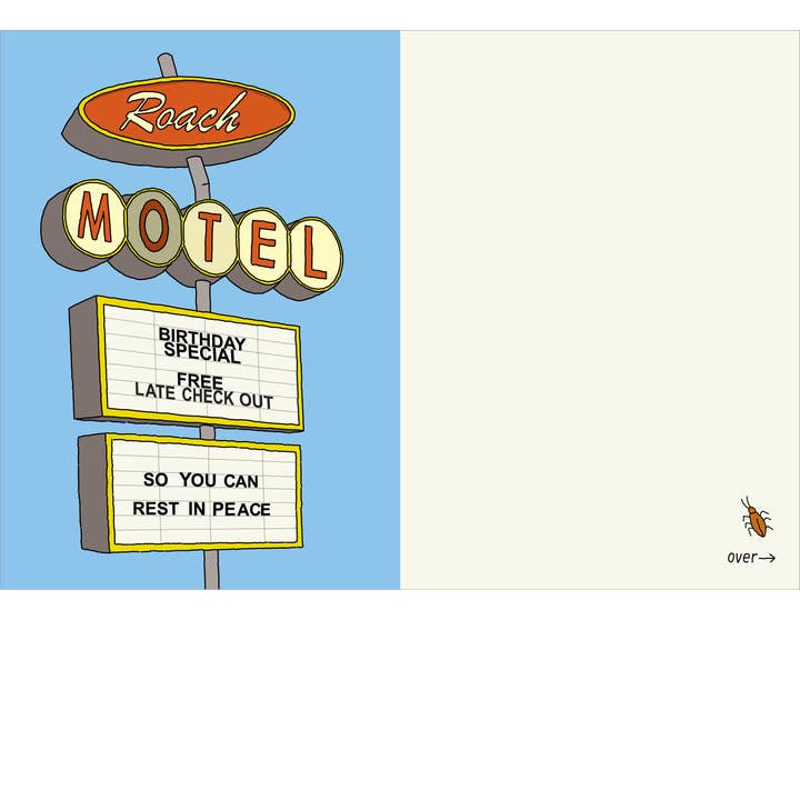 Clayboys Cards - Wholesale Birthday Card - 745 Roach Motel (Birthday Card)2