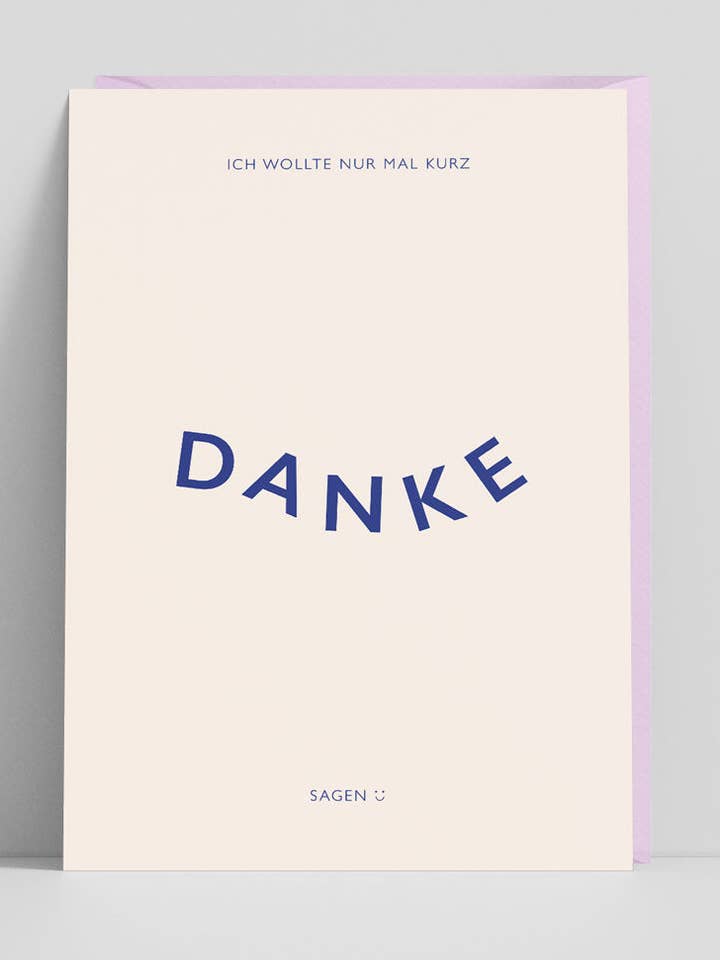 Greeting card thank you for wholesale by STUDIO LIV