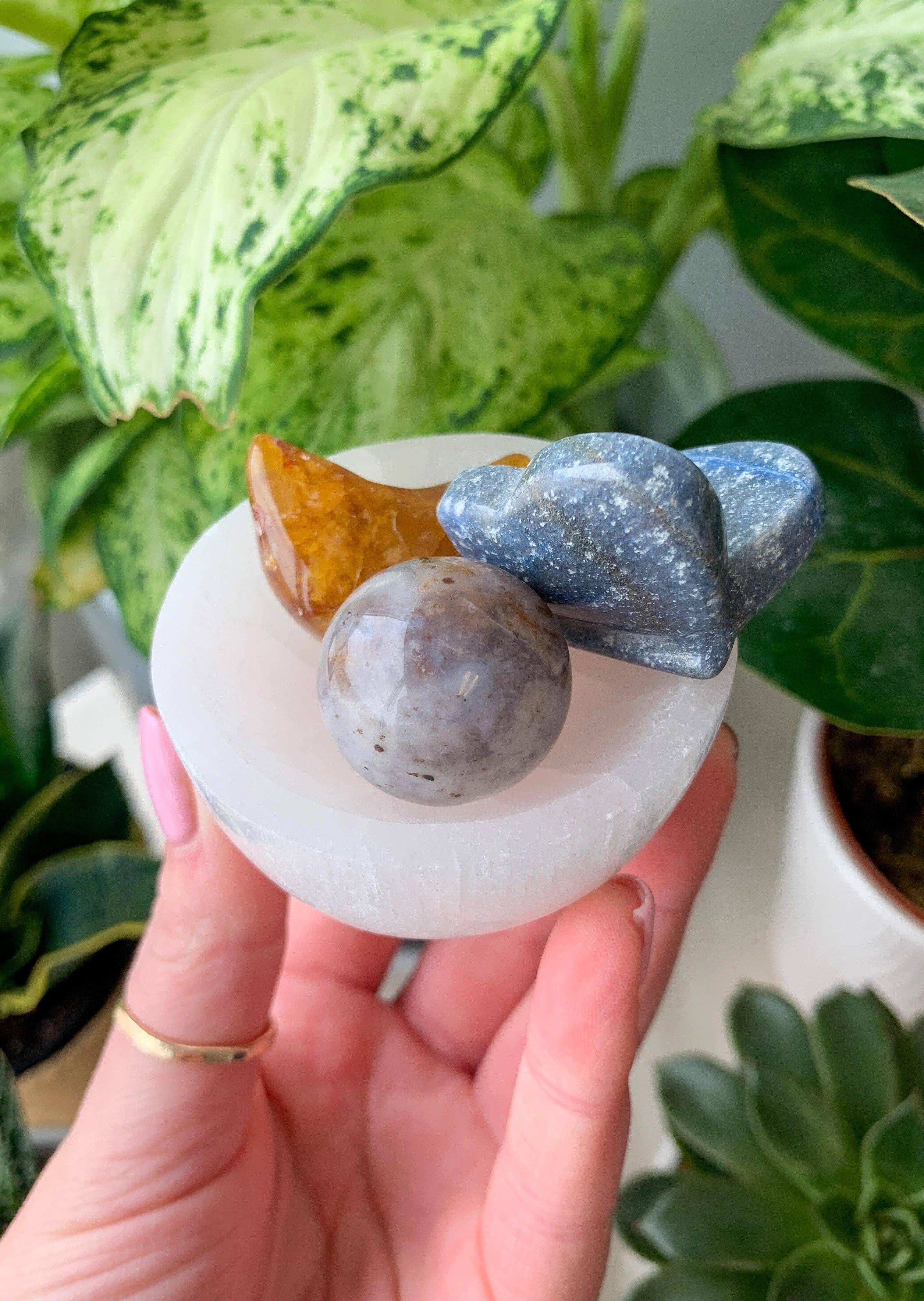Crystal Vibes Inc. - Wholesale Spiritual Stone/Crystal - Mini Selenite Bowl1
