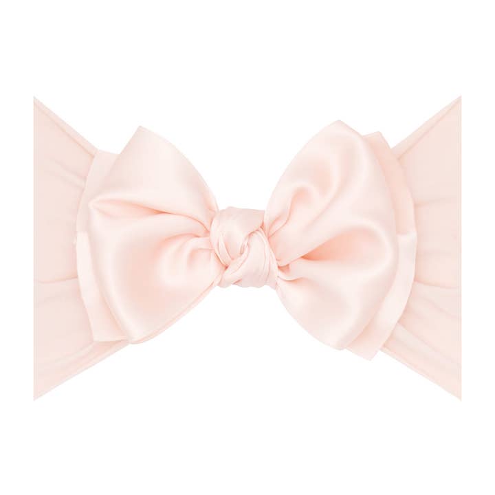 Baby Bling Bows - Wholesale Hair bow – Baby - Baby Bling® Satin FAB® soft nylon headband with satin bow