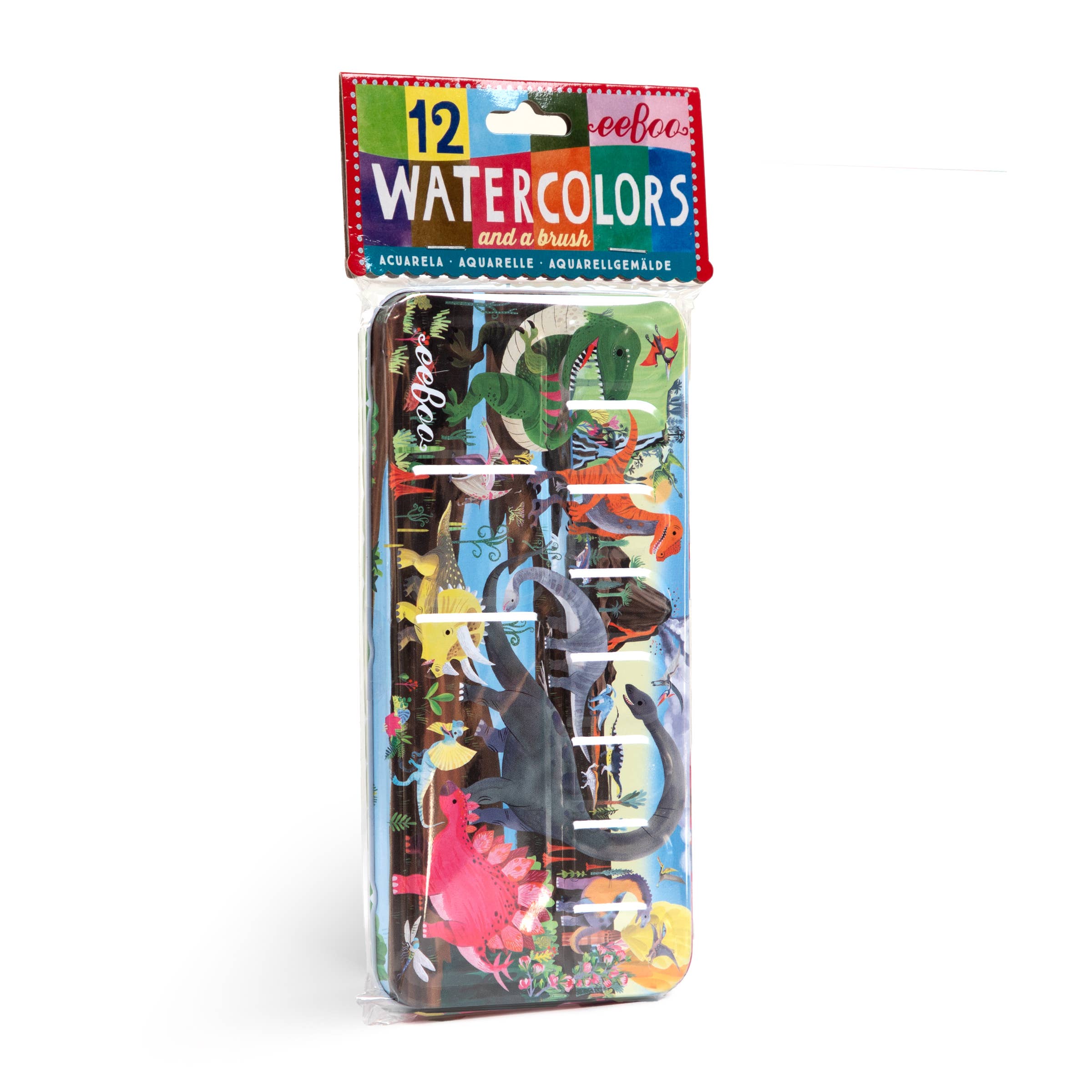 eeBoo - Vente Peintures aquarelles - Ensemble de Peinture Aquarelle Dinosaure1